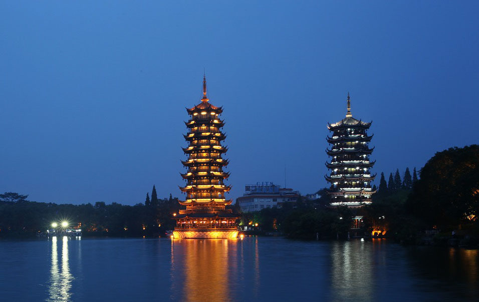 Sun and Moon Pagodas