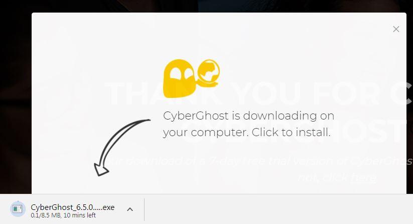 cyberghost add on chrome