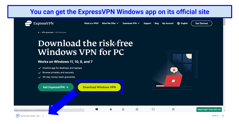 How to download ExressVPN apps on Windows tutorial