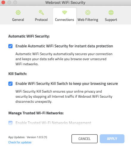 wifi security webroot