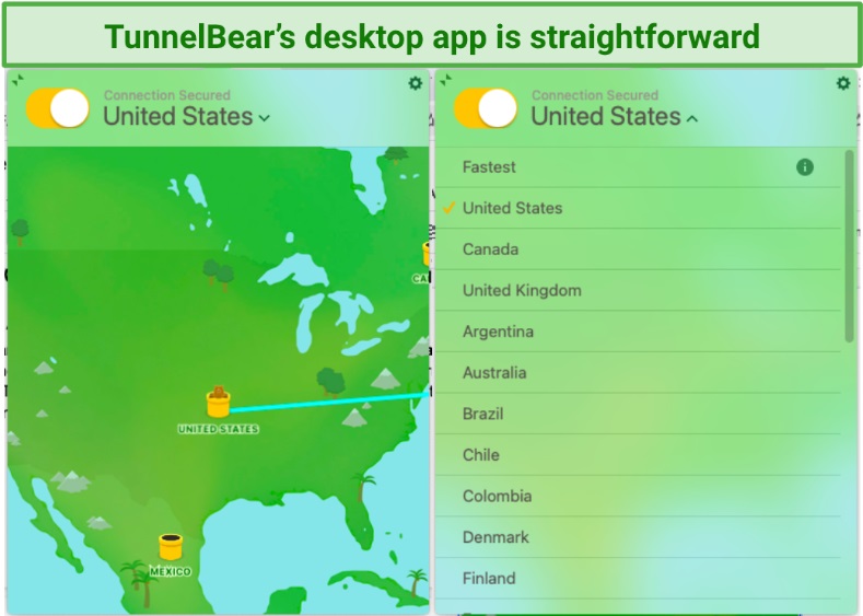 how to use tunnelbear free on pc