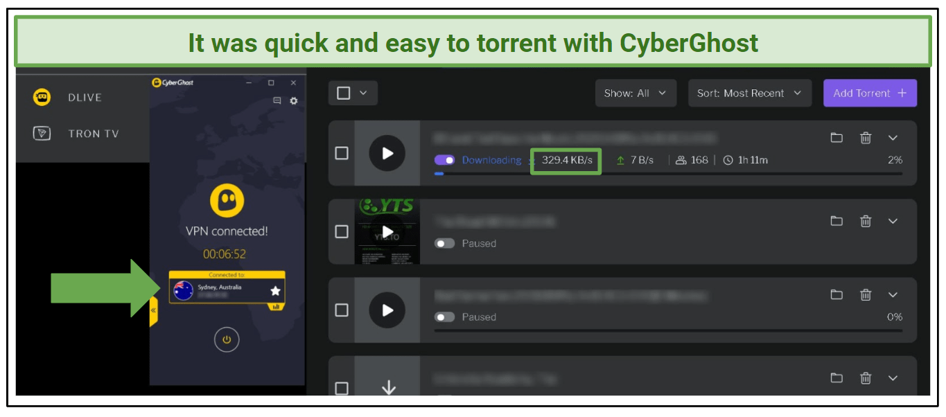 best cyberghost server for torrenting