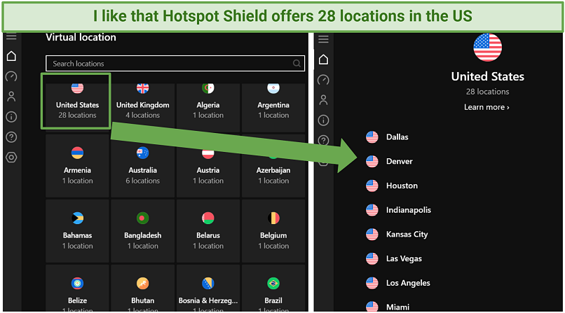 What can I see from my Hotspot Shield account page? – Hotspot