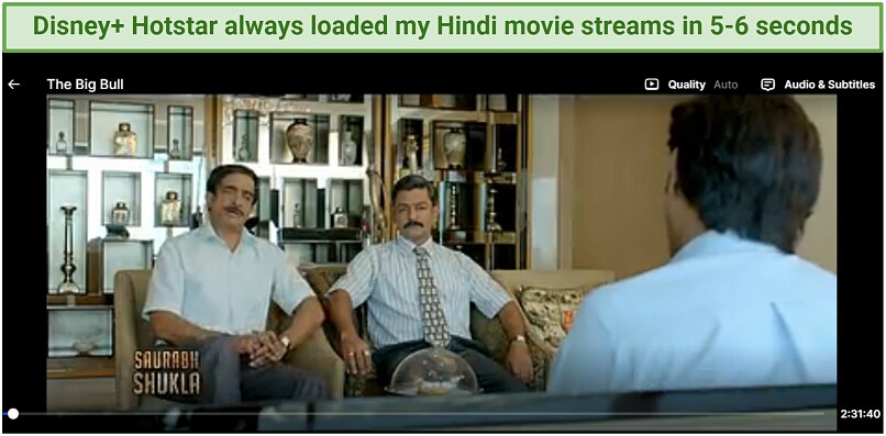 a screenshot of a Hindi movie on Disney+ Hotstar