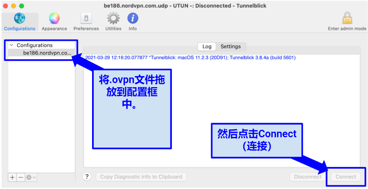 tunnelblick mac openvpn config