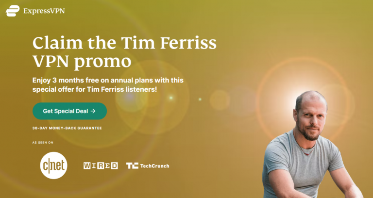 How to Get the Tim Ferriss ExpressVPN Discount in 2025