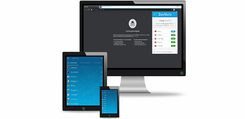 Petit assortiment de dispositifs technologiques compatibles avec Zenmate VPN