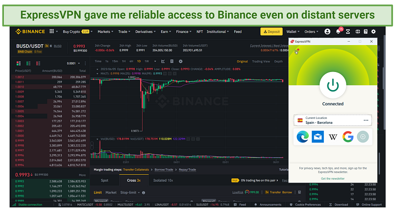 binance servers location