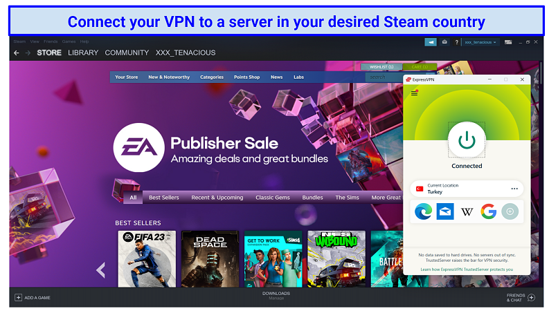 How to Change Steam Region Using a VPN (Get Cheap Games)