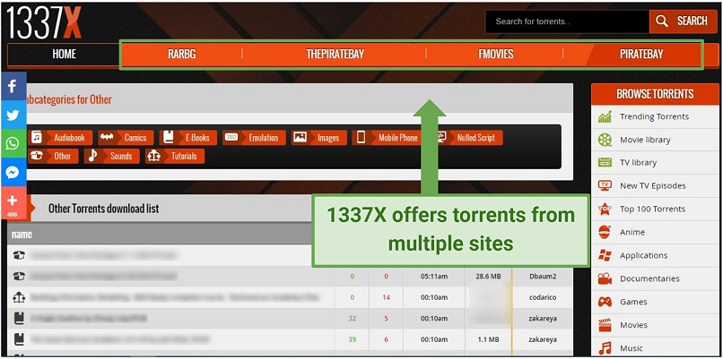 All Domains of 1337x Torrent site infected with Malware 