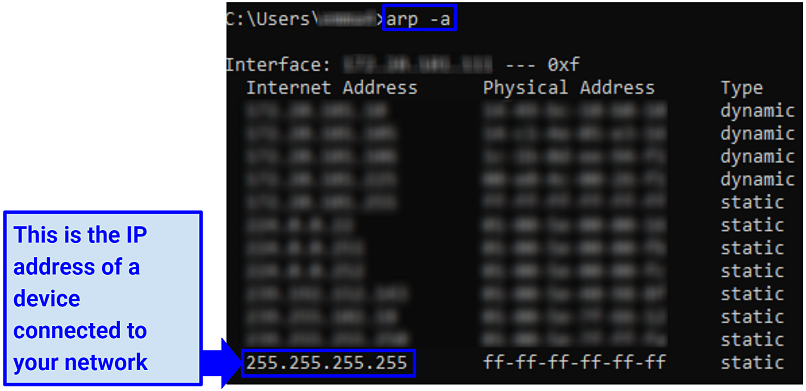 How To Find Someone S IP Address With Email More In 2024   Using Arp A In Command Prompt To See Ip Addresses On Network Autoresized86X 