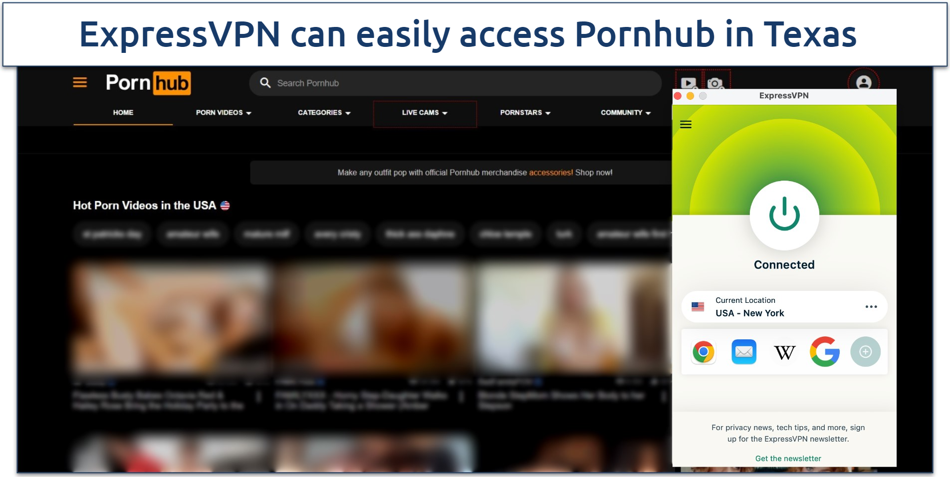 How to Watch Pornhub in Texas: Access It With a VPN in 2024