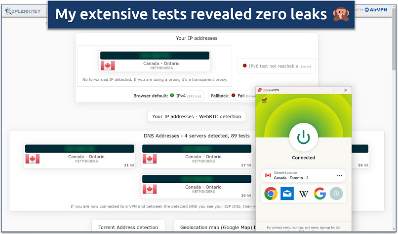 My extensive tests revealed zero leaks 🙊