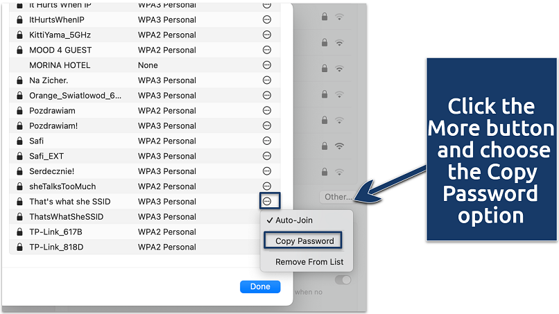 Screenshot of the MacBook Advanced Settings