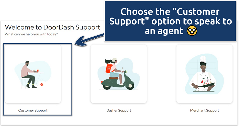 A screenshot of the DoorDast help center