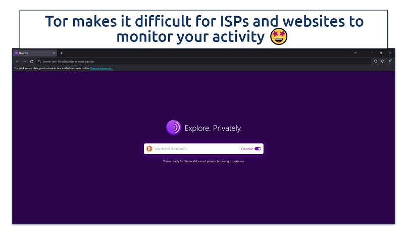  Screenshot of Tor Browser