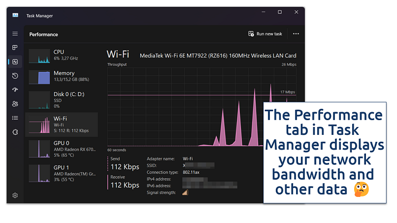 Screenshot showing Windows 11 Task Manager